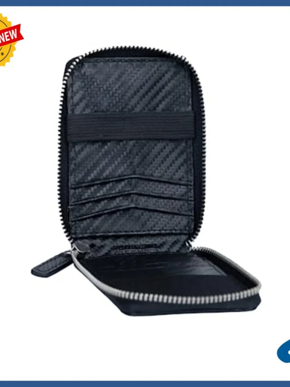 Carbon Fiber RFID Blocking Wallet Slim Front Pocket Design
